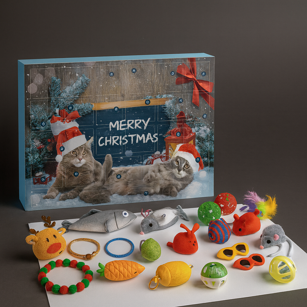 Calendario de Adviento para Gatos — 24 Sorpresas Navideñas 🐱🎄