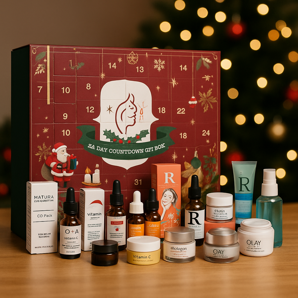 Calendario de Adviento de Belleza – 24 Días de Cosmética y Cuidado Facial ✨