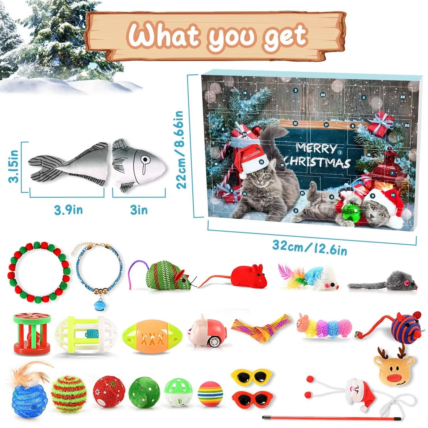 Calendario de Adviento para Gatos — 24 Sorpresas Navideñas 🐱🎄