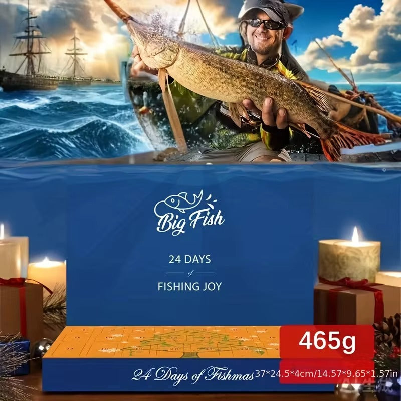 Calendario de Adviento para Pescadores — 24 Días de Sorpresas y Accesorios de Pesca 🎁