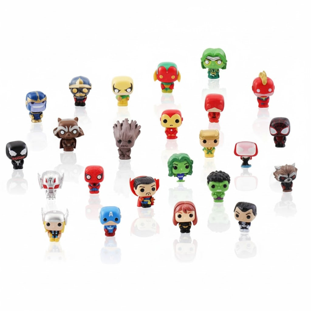 Calendario de Adviento de Héroes — 24 Figuras Sorpresa