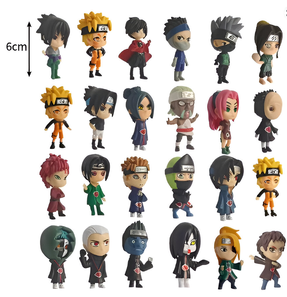 Calendario de Adviento Naruto — 24 Mini Figuras Sorpresa Ninja