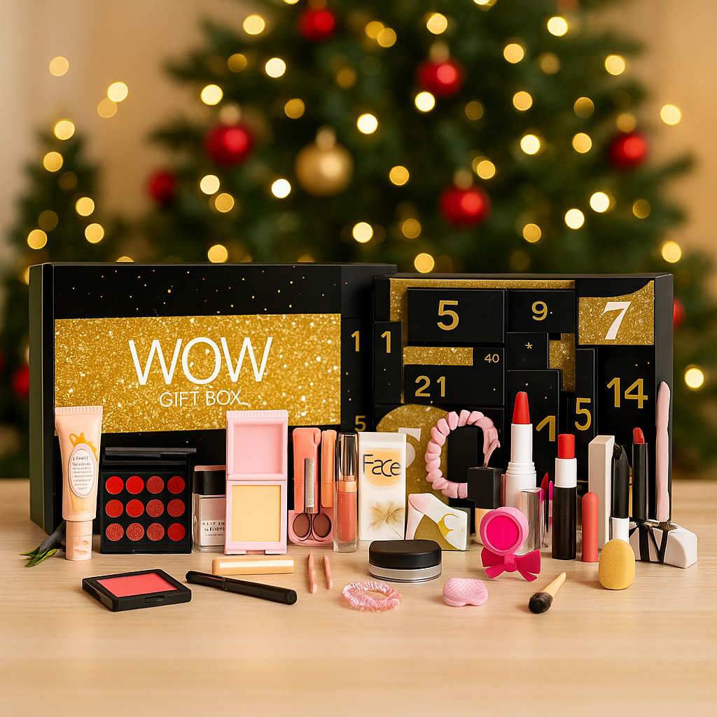 Calendario de Adviento de Maquillaje – 24 Días de Belleza y Sorpresas ✨