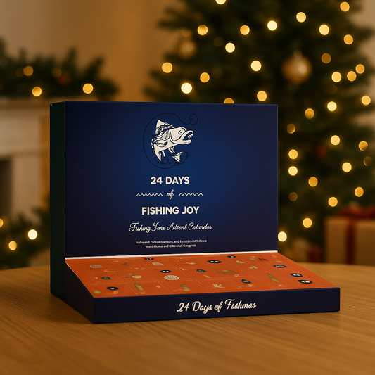 Calendario de Adviento de Anzuelos y Accesorios de Pesca — 24 Días de Sorpresas 🐟